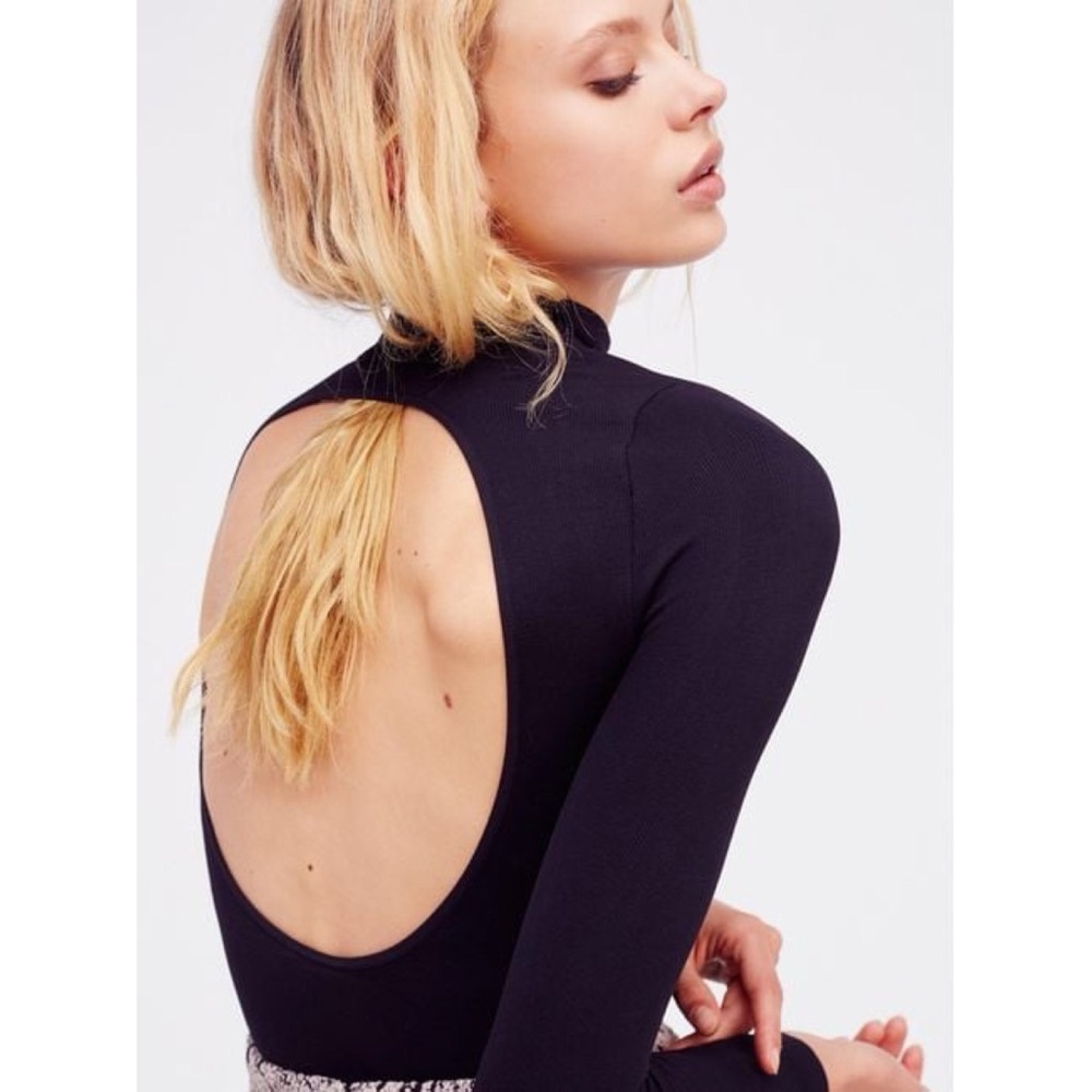 Free People Open Back‎ Layering Turtleneck XS/S